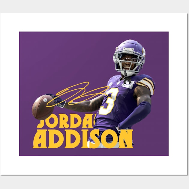 Jordan Addison Wall Art by CovpaTees